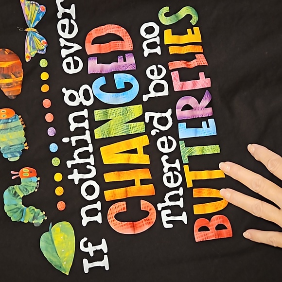 Eric Carle The Very Hungry Caterpillar inspo graphic tee Uplifting unisex 2XL - Picture 7 of 8